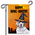 Clumber Spaniel HAPPY HOWL-OWEEN Garden Flag