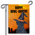 Curly-Coated Retriever HAPPY HOWL-OWEEN Garden Flag