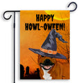 Staffordshire Bull Terrier HAPPY HOWL-OWEEN Garden Flag