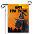 Giant Schnauzer HAPPY HOWL-OWEEN Garden Flag