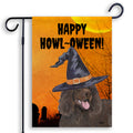 Irish Water Spaniel HAPPY HOWL-OWEEN Garden Flag