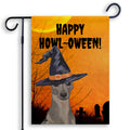 Italian Greyhound HAPPY HOWL-OWEEN Garden Flag