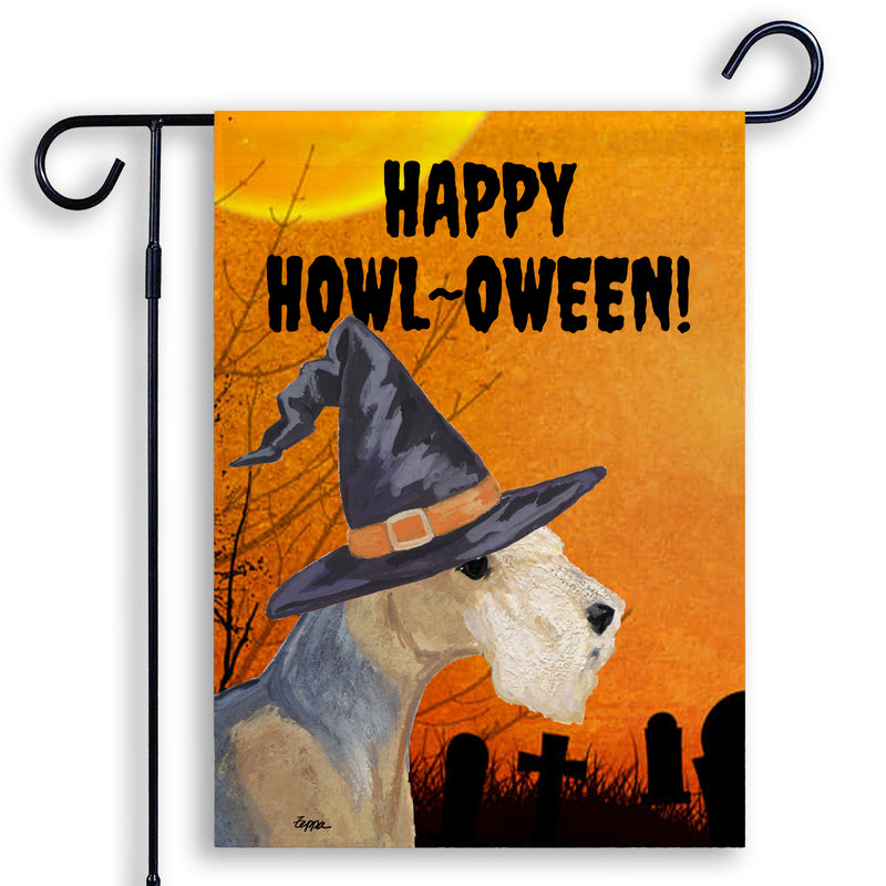 Lakeland Terrier HAPPY HOWL-OWEEN Garden Flag