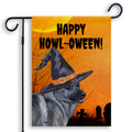 Norwegian Elkhound HAPPY HOWL-OWEEN Garden Flag