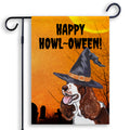 English Springer Spaniel HAPPY HOWL-OWEEN Garden Flag