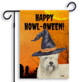 Soft Coated Wheaten Terrier HAPPY HOWL-OWEEN Garden Flag