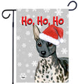 American Hairless Terrier Ho Ho Ho Holidays Garden Flag