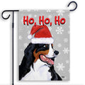 Bernese Mountain Dog Ho Ho Ho Holidays Garden Flag