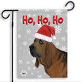 Bloodhound Ho Ho Ho Holidays Garden Flag