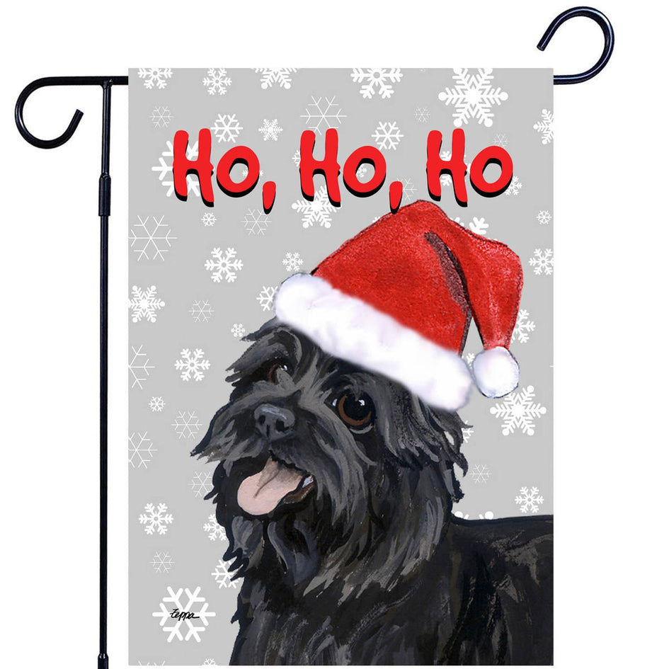 Cairn Terrier Ho Ho Ho Holidays Garden Flag