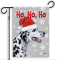 Dalmatian Ho Ho Ho Holidays Garden Flag