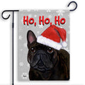 French Bulldog Ho Ho Ho Holidays Garden Flag