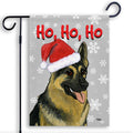 German Shepherd Dog Ho Ho Ho Holidays Garden Flag