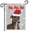 Greyhound Ho Ho Ho Holidays Garden Flag