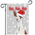 Ibizan Hound Ho Ho Ho Holidays Garden Flag