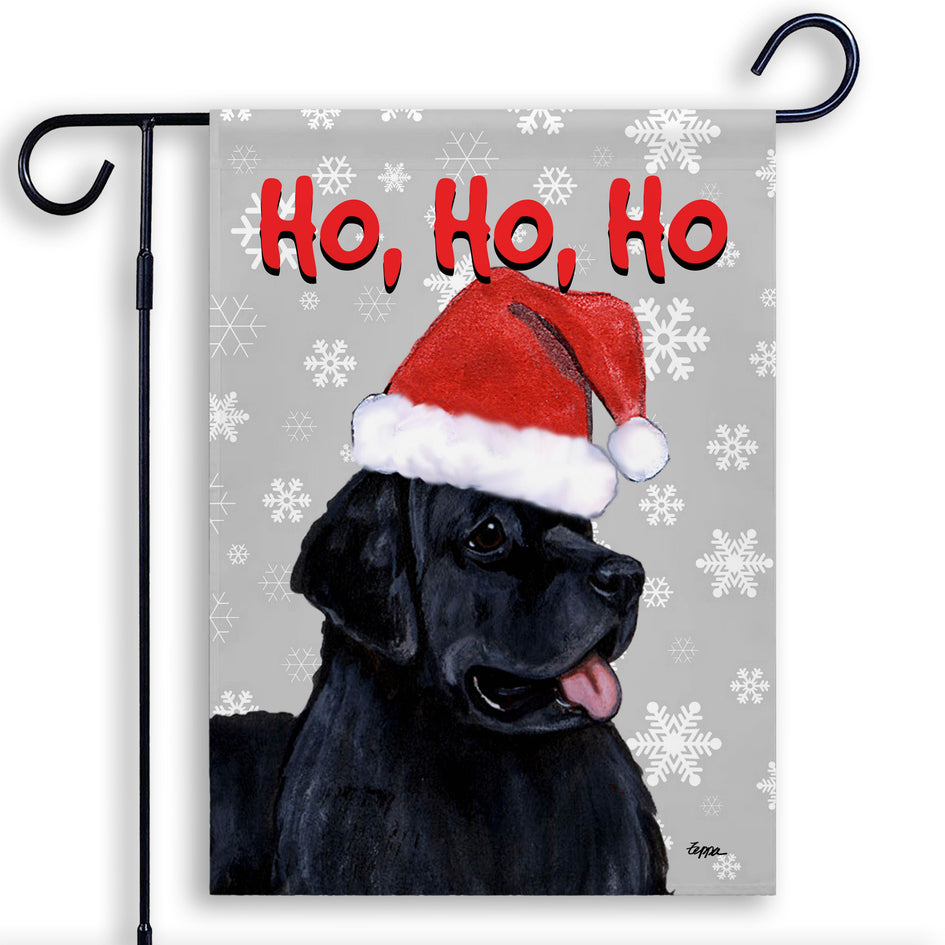 Newfoundland Ho Ho Ho Holidays Garden Flag