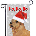 Norfolk Terrier Ho Ho Ho Holidays Garden Flag