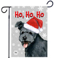 Pumi Ho Ho Ho Holidays Garden Flag