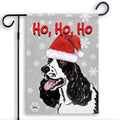 English Springer Spaniel Ho Ho Ho Holidays Garden Flag