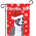 American Staffordshire Terrier Ho Ho Ho Holidays Garden Flag