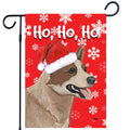 Australian Cattle Dog Ho Ho Ho Holidays Garden Flag