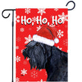 Bouvier des Flandres Ho Ho Ho Holidays Garden Flag