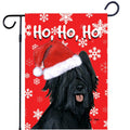 Briard Ho Ho Ho Holidays Garden Flag