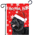 Cairn Terrier Ho Ho Ho Holidays Garden Flag