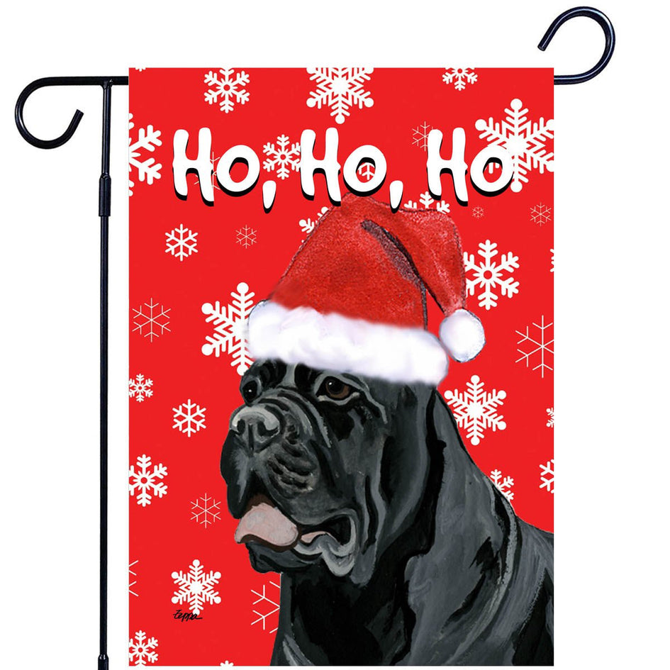 Cane Corso Ho Ho Ho Holidays Garden Flag