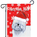 Coton de Tulear Ho Ho Ho Holidays Garden Flag