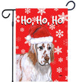 English Setter Ho Ho Ho Holidays Garden Flag
