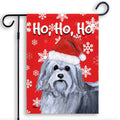 Havanese Ho Ho Ho Holidays Garden Flag