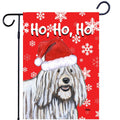 Komondor Ho Ho Ho Holidays Garden Flag