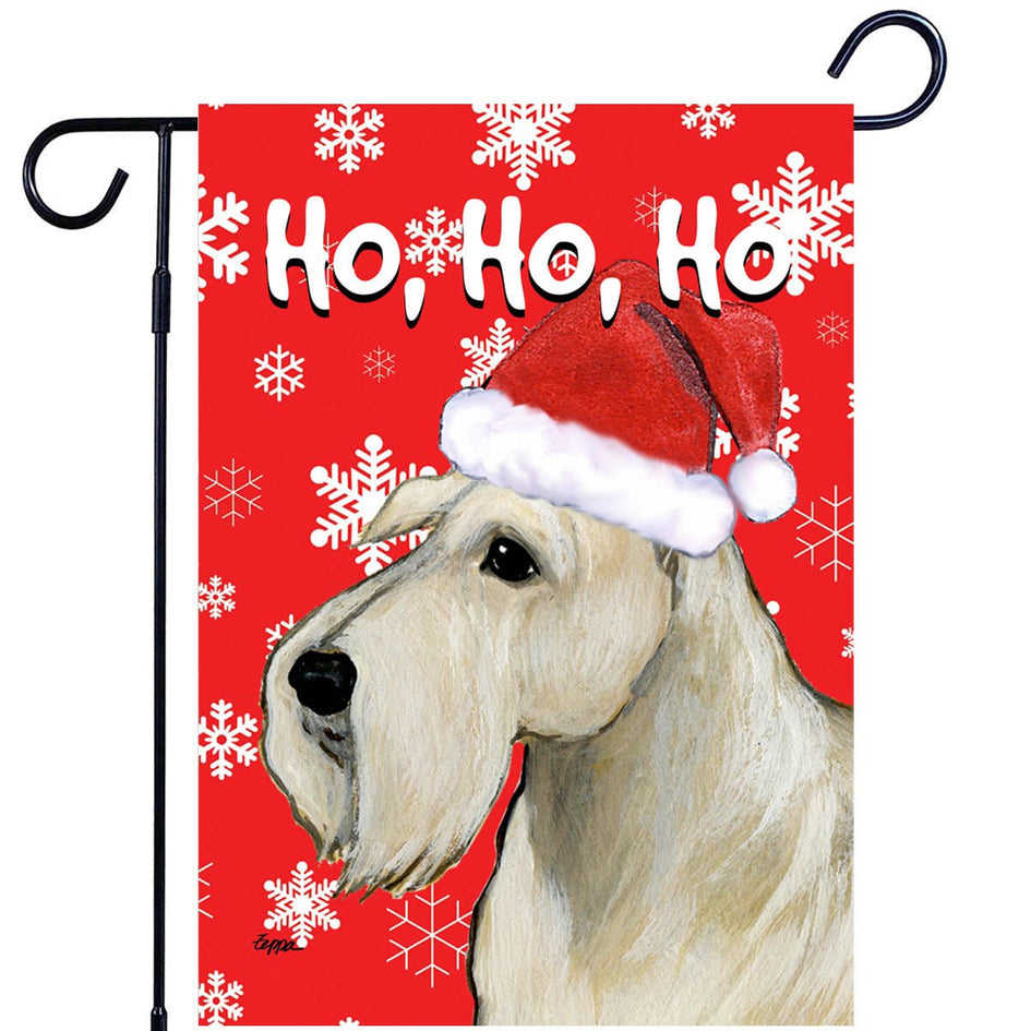 Scottish Terrier Ho Ho Ho Holidays Garden Flag