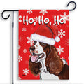 English Springer Spaniel Ho Ho Ho Holidays Garden Flag