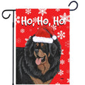 Tibetan Mastiff Ho Ho Ho Holidays Garden Flag