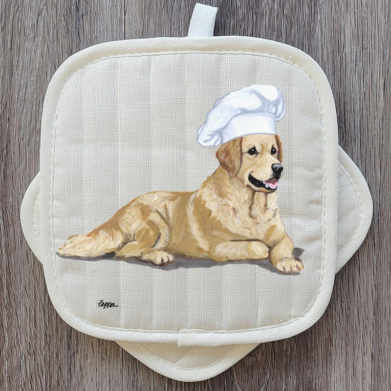 Golden Retriever  Pot Holder Set