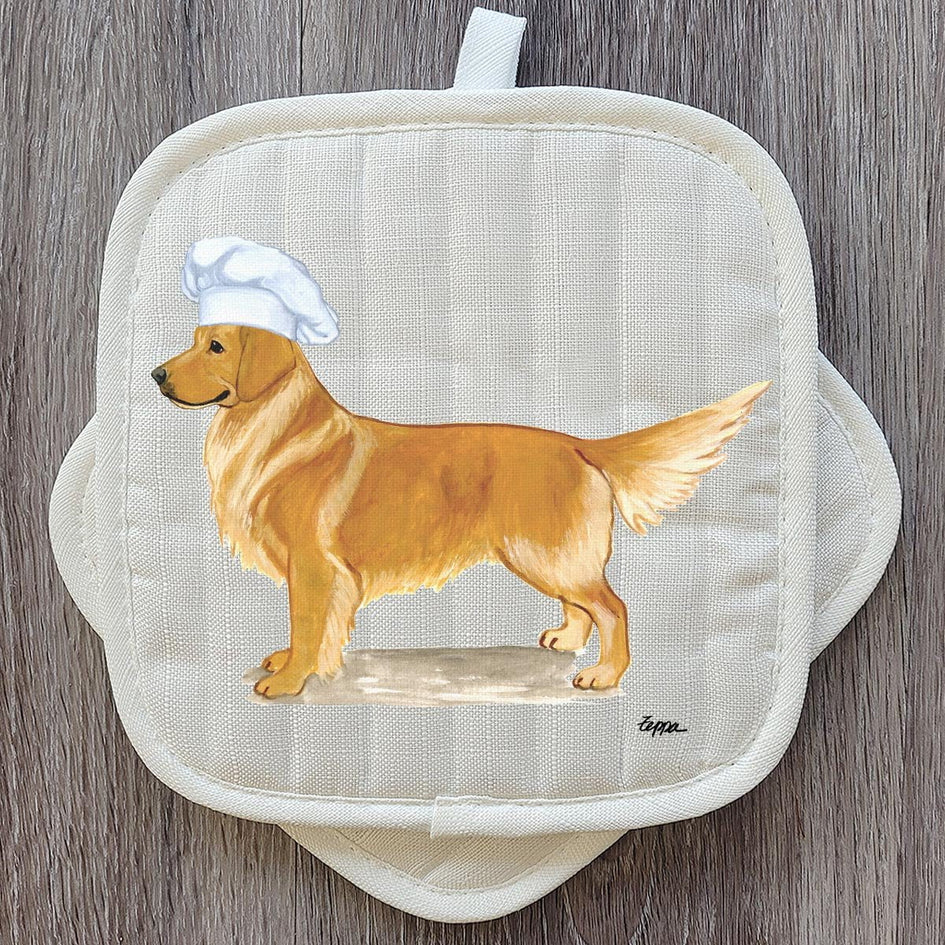 Golden Retriever  Pot Holder Set