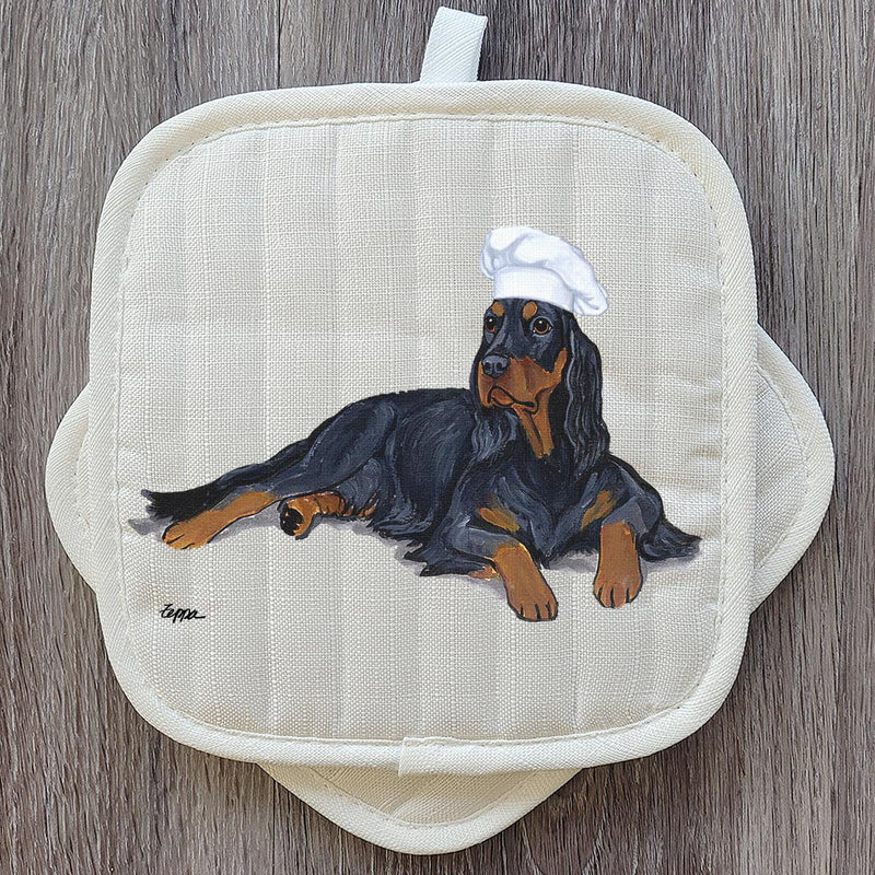 Gordon Setter  Pot Holder Set