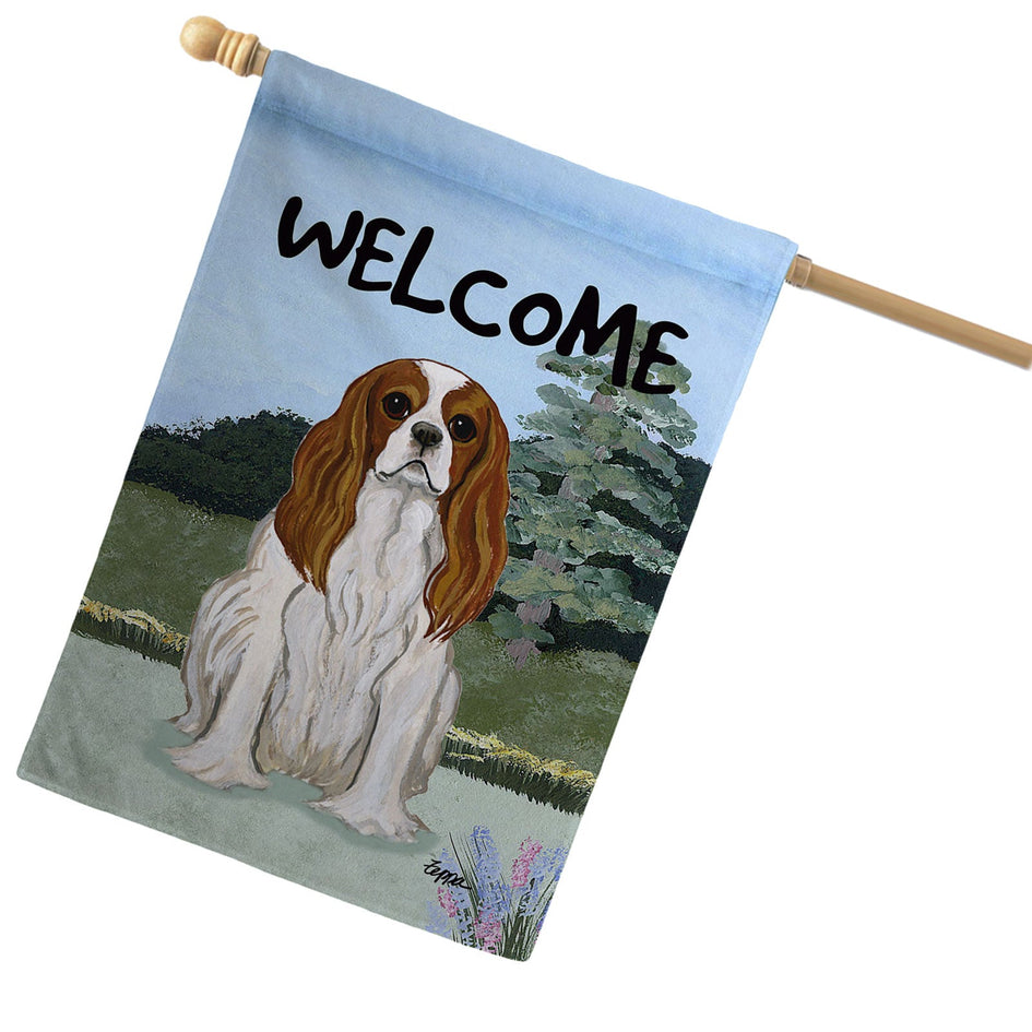 Cavalier King Charles Spaniel House Flag