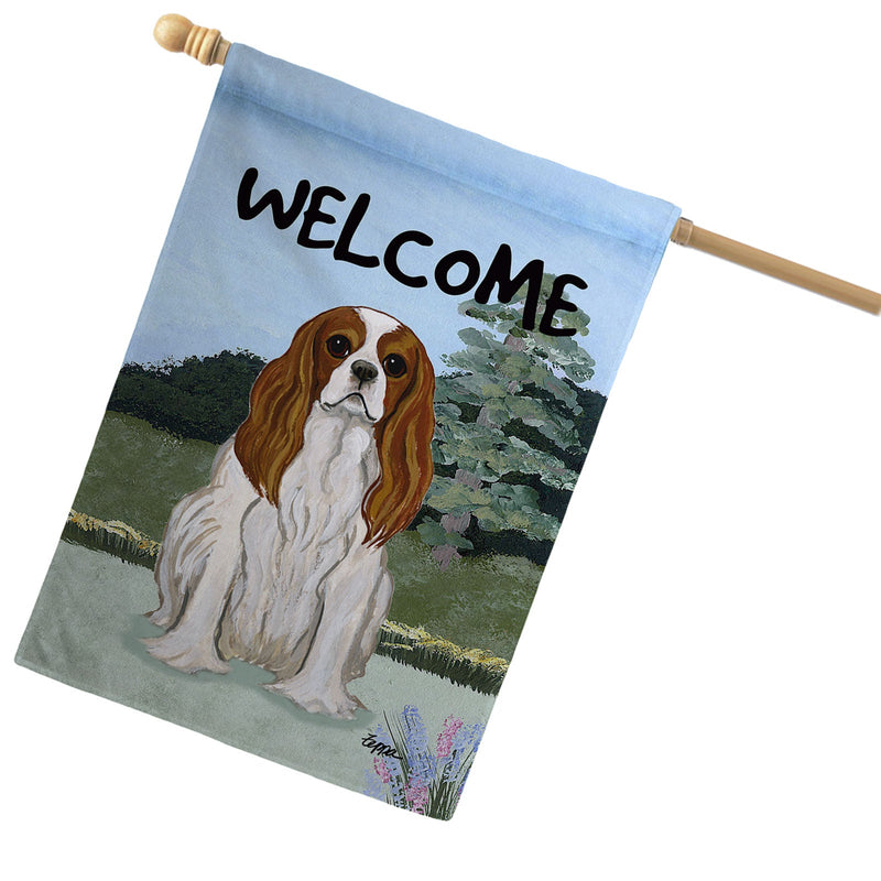 Cavalier King Charles Spaniel House Flag