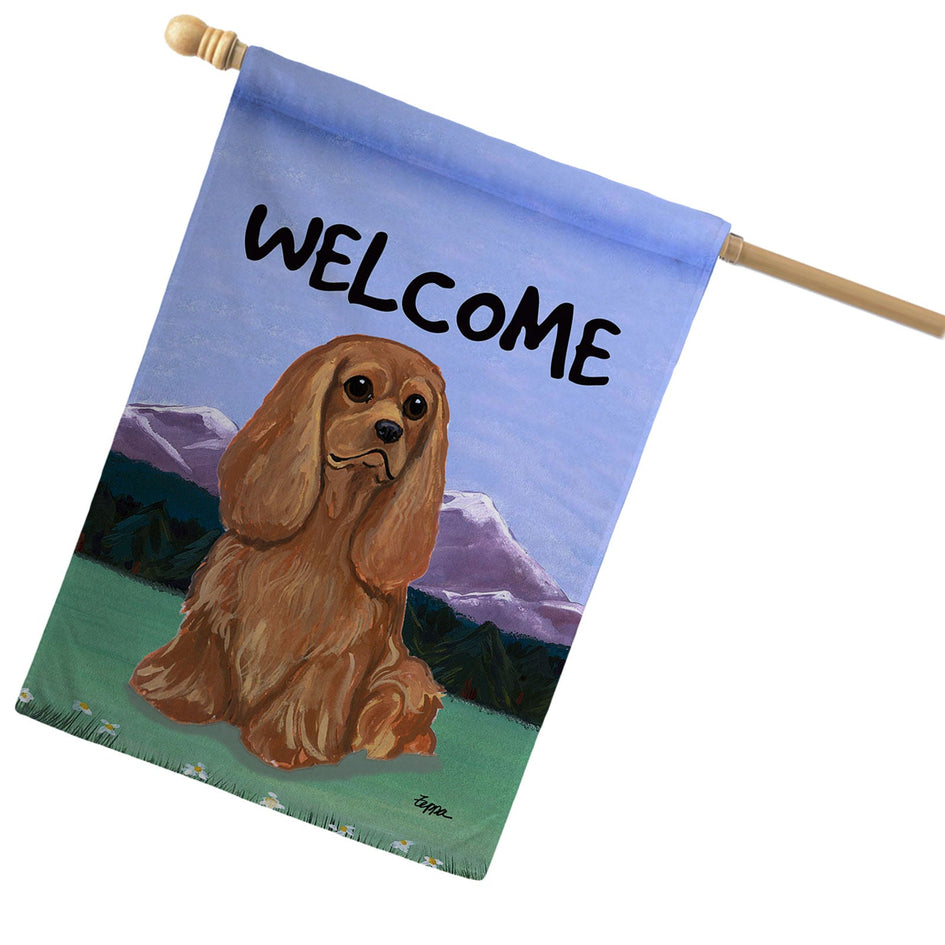 Cavalier King Charles Spaniel House Flag