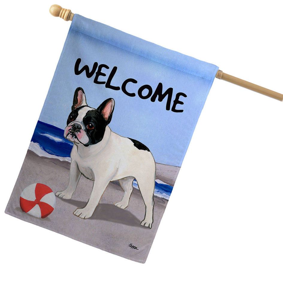 French Bulldog House Flag