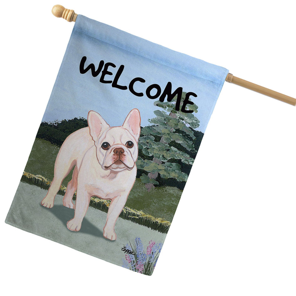 French Bulldog House Flag
