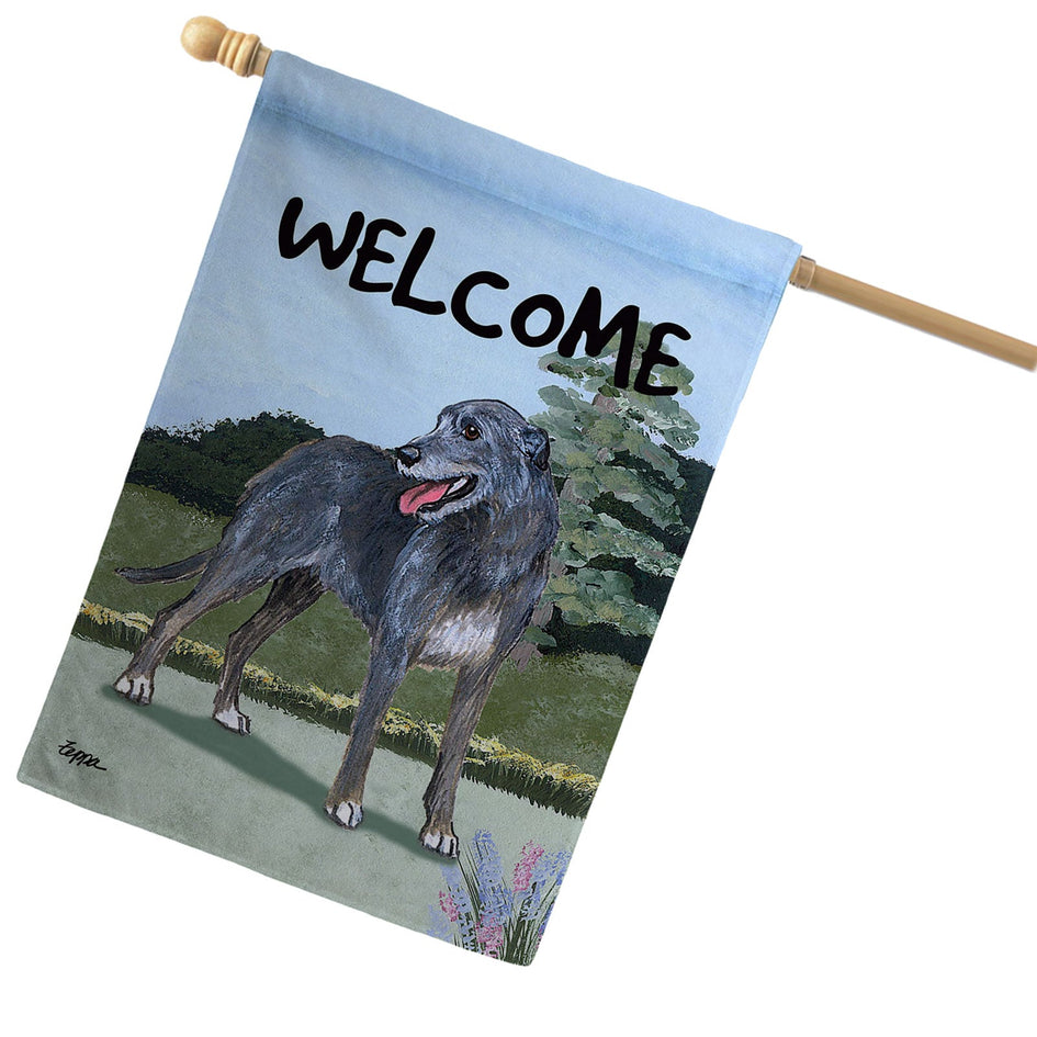 Irish Wolfhound House Flag