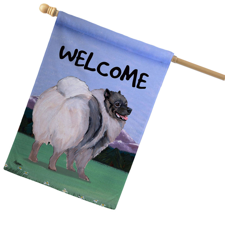 Keeshond House Flag