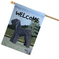 Kerry Blue Terrier House Flag
