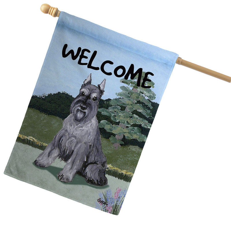 Schnauzer House Flag