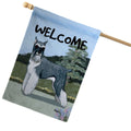 Schnauzer House Flag
