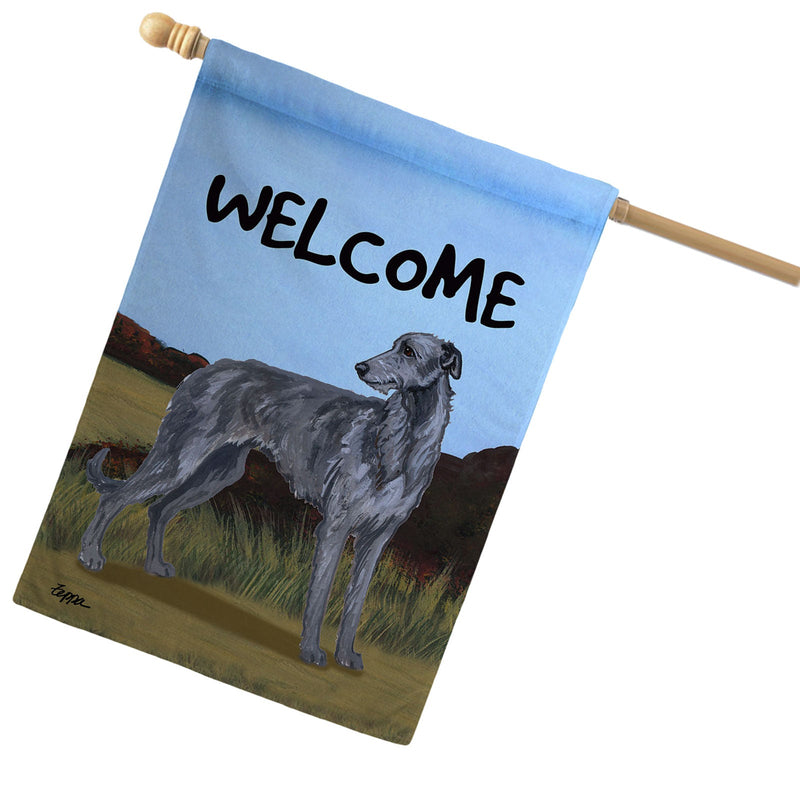 Scottish Deerhound House Flag